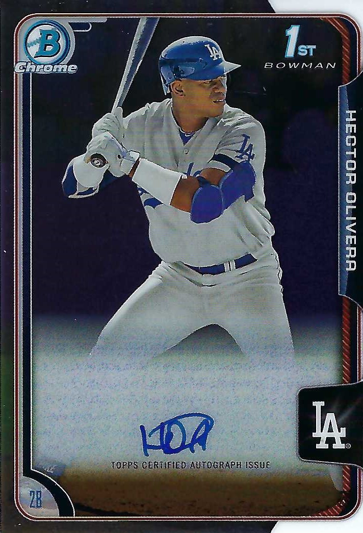 Autograph #95 – Hector Olivera – Los Angeles Dodgers –&nbsp;MLB