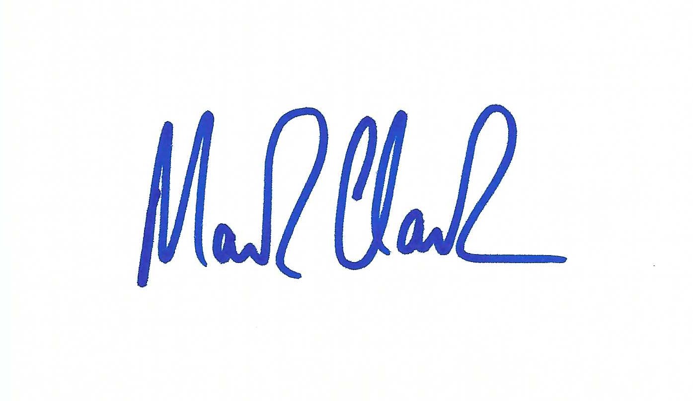 Autograph #72 – Mark Clark – Cleveland Indians –&nbsp;MLB