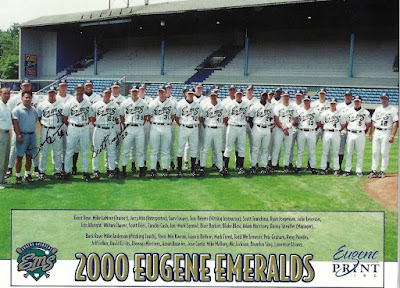 Autographs through the mail,MiLB,University of New Orleans Privateers,Eugene Emeralds,Sammy Cooper,Scott Trancina,