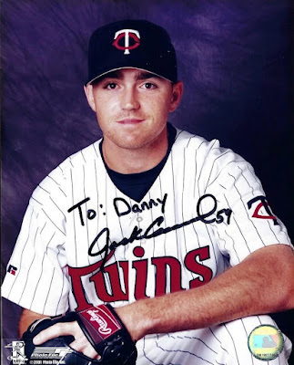 Autograph #33 & 34 – Jack Cressend – Minnesota Twins –&nbsp;MLB