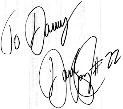 Autograph #5 – NHL defenseman Dan Boyle – Tampa Bay&nbsp;Lightning