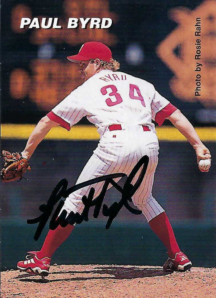 Autograph #107 – Paul Byrd – Philadelphia Phillies –&nbsp;MLB