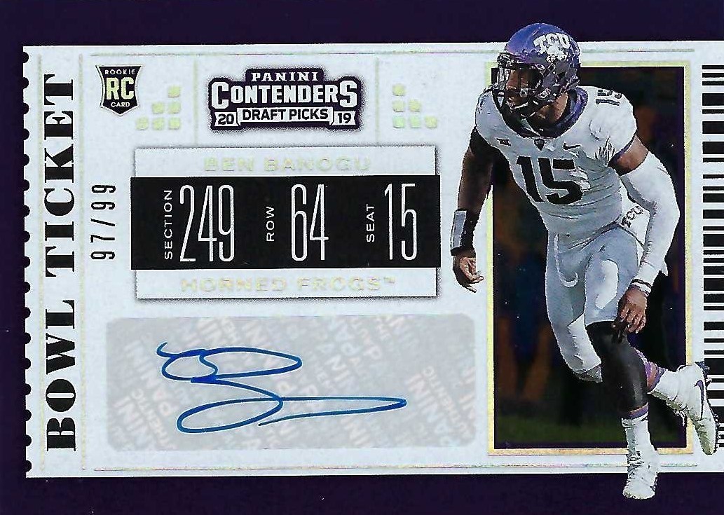Autograph #119 – Ben Banogu – TCU Horned Frogs –&nbsp;NCAA