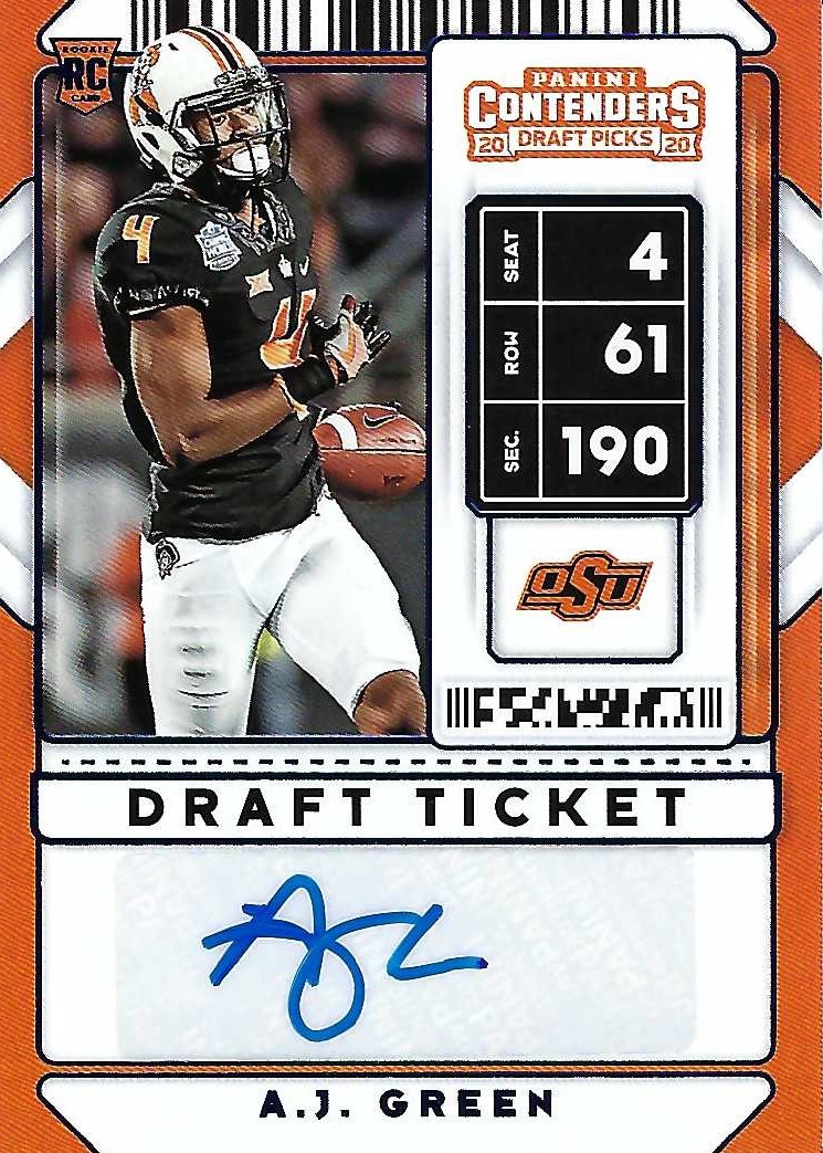 Autograph #125 – A.J. Green – Oklahoma State Cowboys –&nbsp;NCAA