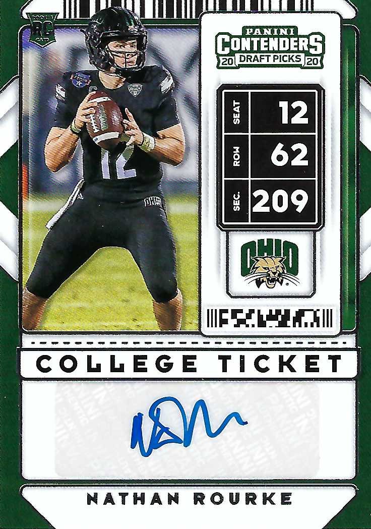 Autograph #121 – Nathan Rourke – Ohio Bobcats –&nbsp;NCAA