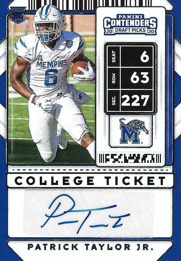 Autograph #122 – Patrick Taylor Jr – Memphis Tigers –&nbsp;NCAA