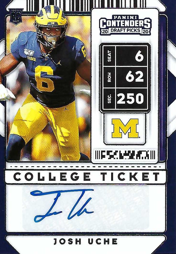 Autograph #123 – Josh Uche – Michigan Wolverines –&nbsp;NCAA
