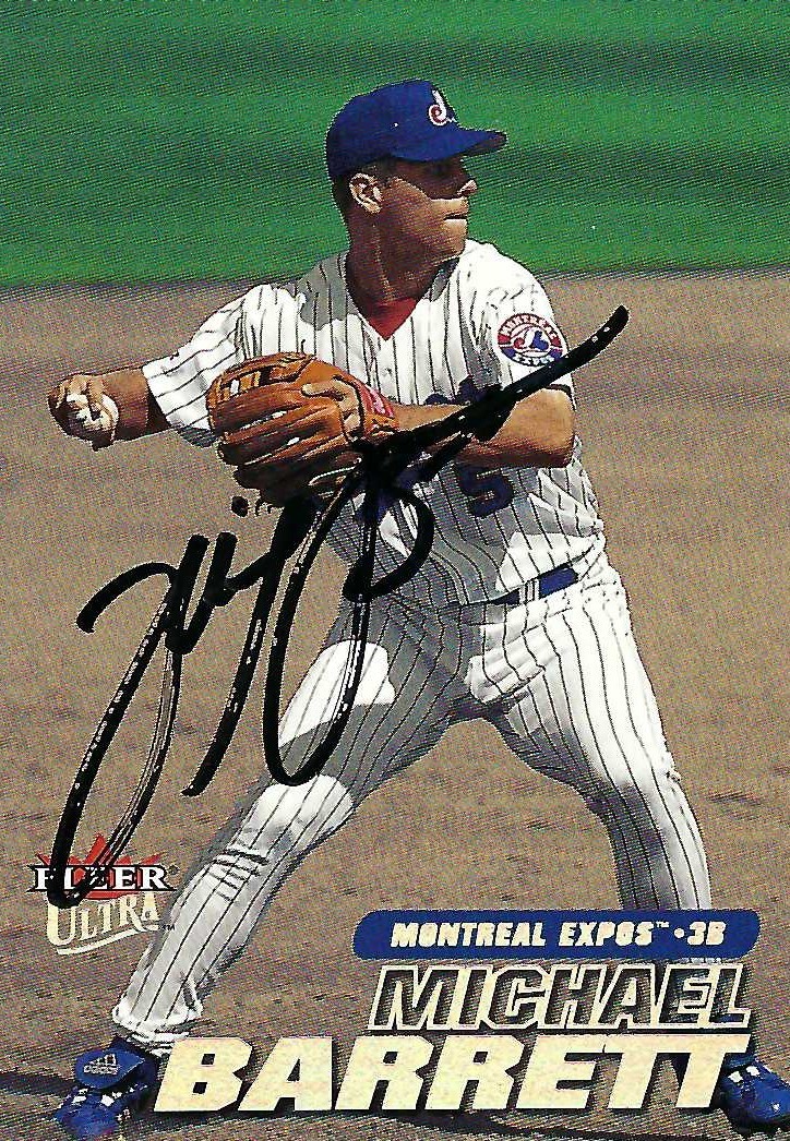 Autograph #162 – Michael Barrett – Montreal Expos –&nbsp;MLB