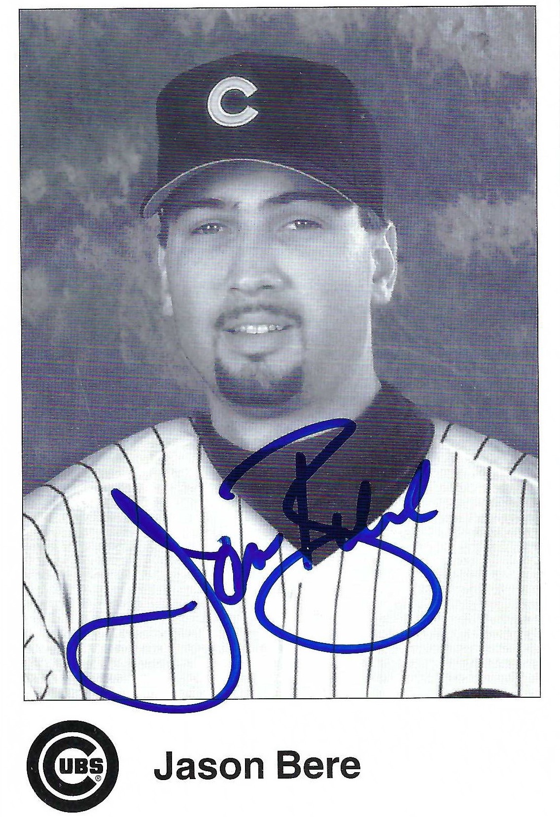 Autograph #154 – Jason Bere – Chicago Cubs –&nbsp;MLB