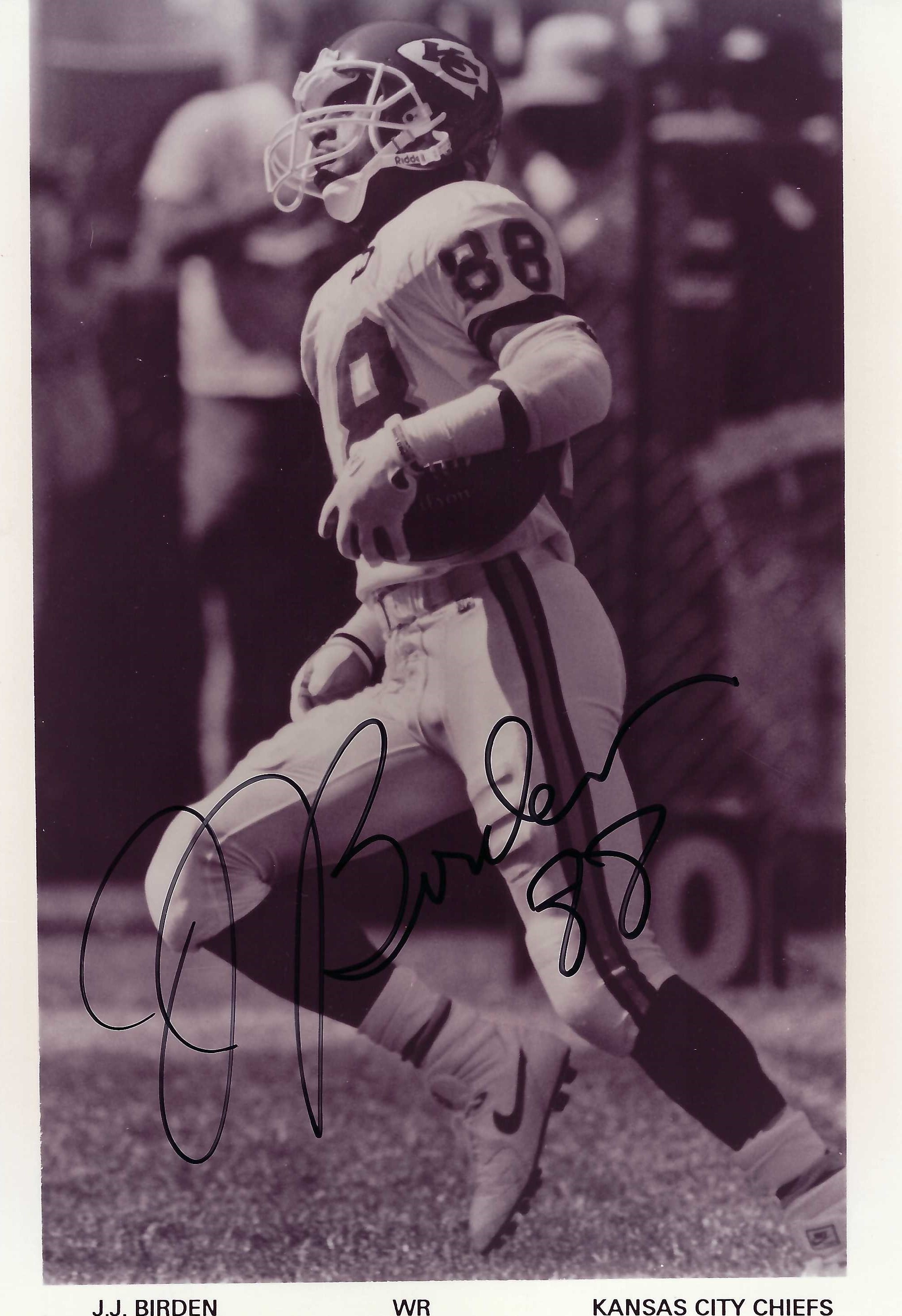 Autograph #146 & 147 – J.J. Birden – Kansas City Chiefs –&nbsp;NFL