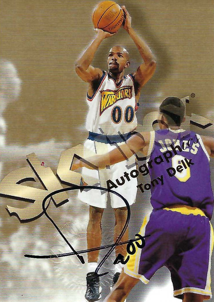 Autograph #140 – Tony Delk – Golden State Warriors –&nbsp;NBA