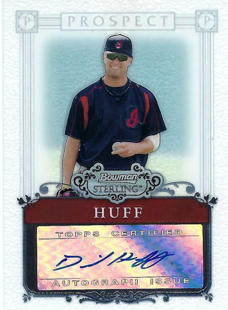 Autograph #168 – David Huff – Cleveland Indians –&nbsp;MLB