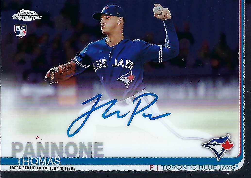 Autograph #142 – Thomas Pannone – Toronto Blue Jays –&nbsp;MLB