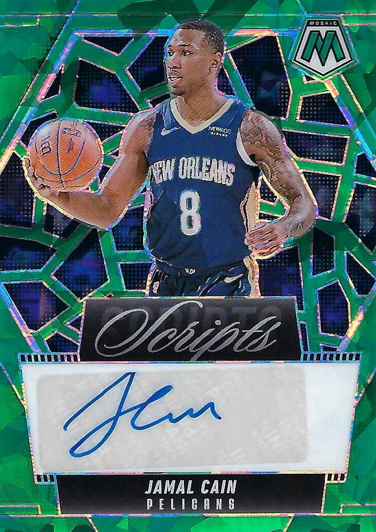 Autograph #187 – Jamal Cain – New Orleans Pelicans –&nbsp;NBA