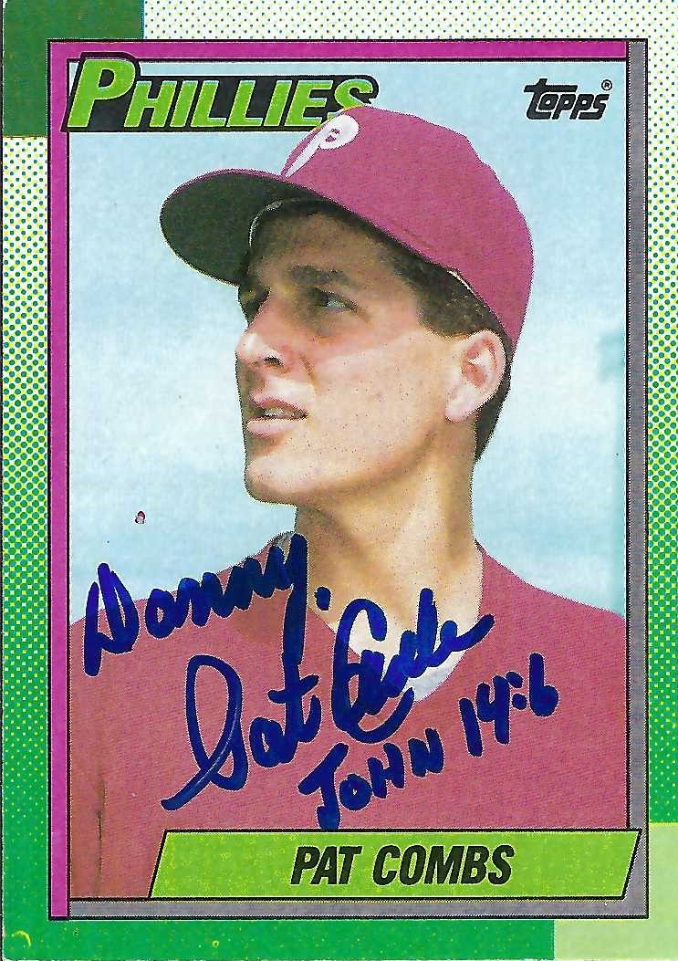 Autograph #195 – Pat Combs – Philadelphia Phillies –&nbsp;MLB