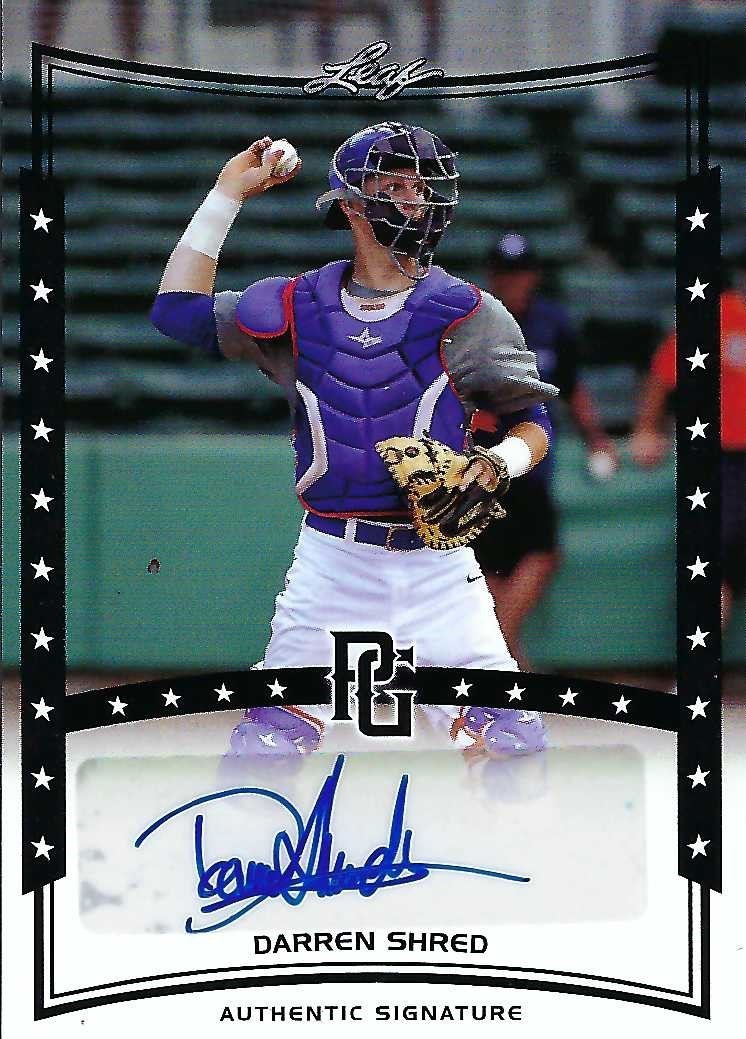 Autograph #175 – Darren Shred – Cincinnati Reds –&nbsp;MiLB