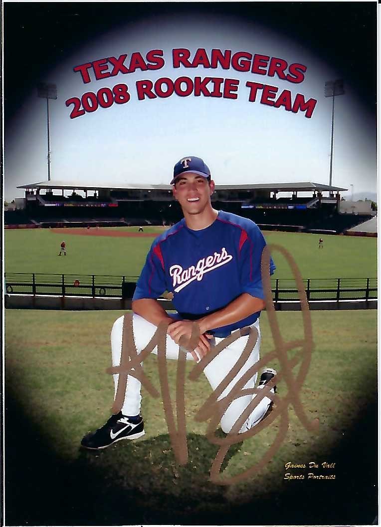 Autograph #230 – Aja Barto – Texas Rangers –&nbsp;MiLB