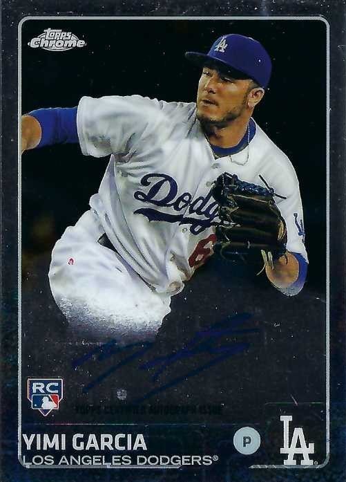 Autograph #219 – Yimi Garcia – Los Angeles Dodgers –&nbsp;MLB