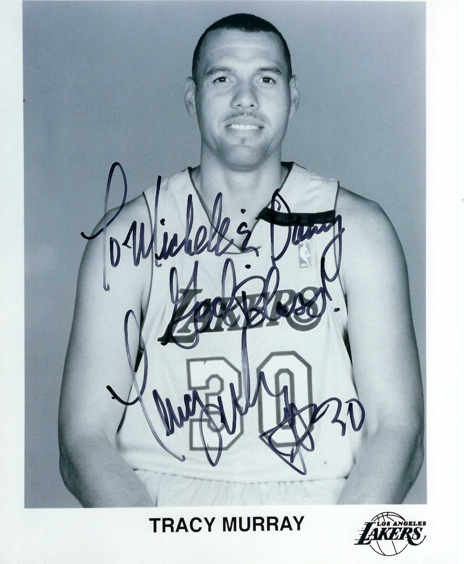 Autograph #217 – Tracy Murray – Los Angeles Lakers –&nbsp;NBA