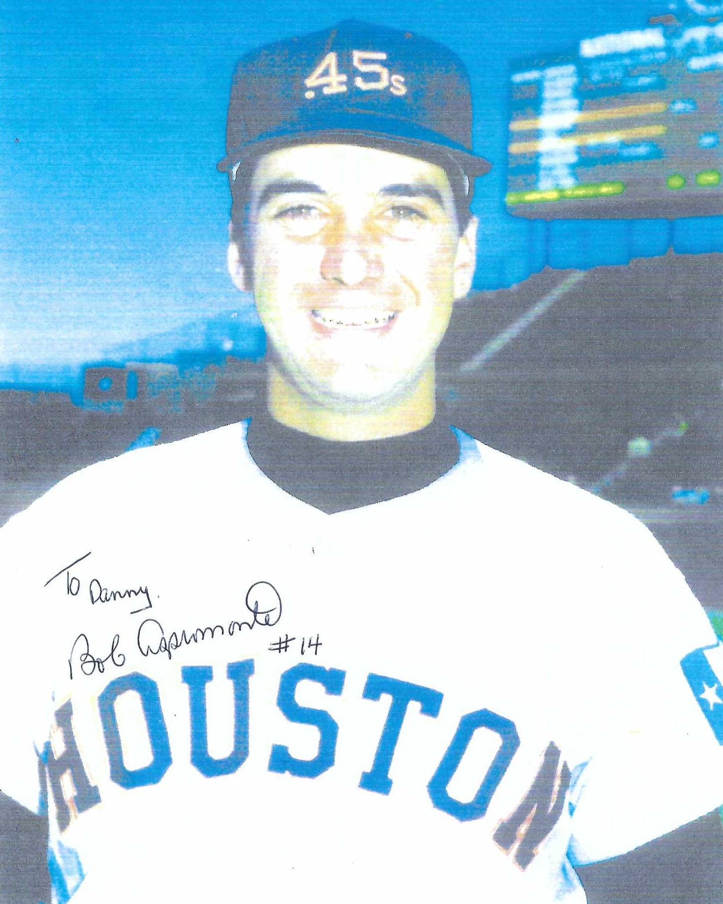 Autograph #273 & 274 – Bob Aspromonte – Houston Colts .45s –&nbsp;MLB