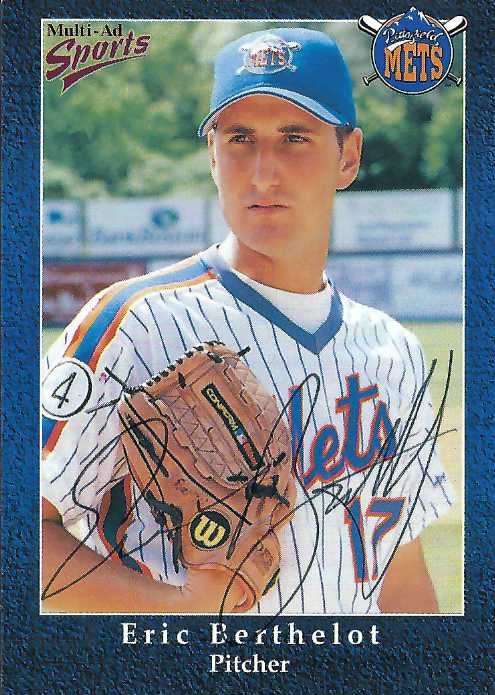 Autograph #249 – Eric Berthelot – Pittsfield Mets –&nbsp;MiLB