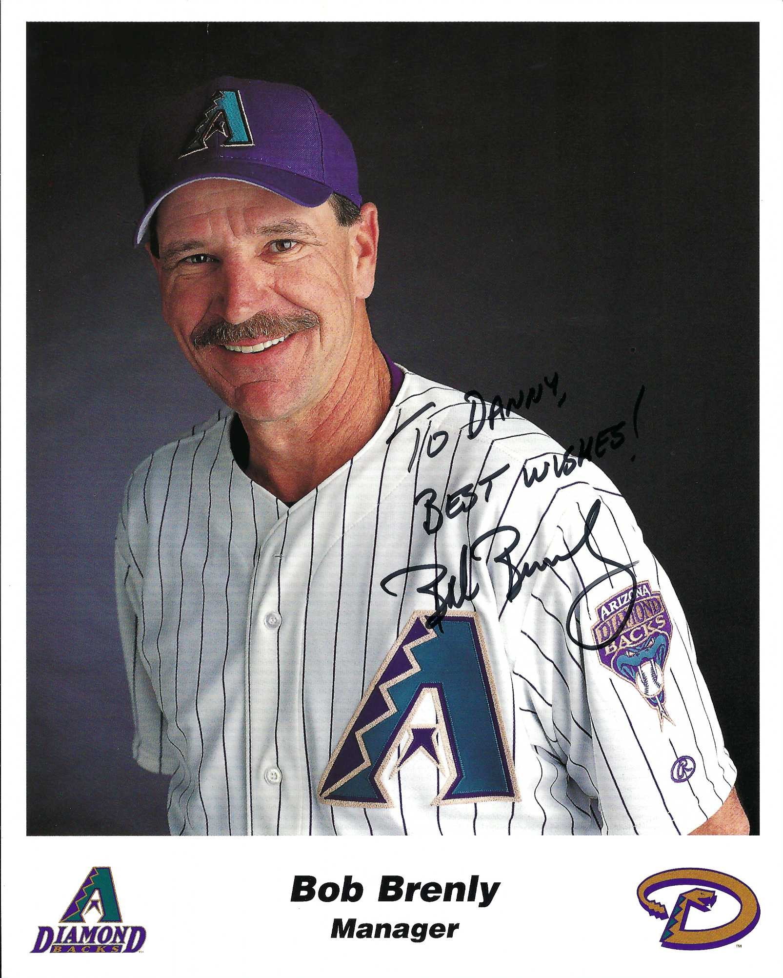 Autograph #281 – Bob Brenly – Arizona Diamondbacks –&nbsp;MLB