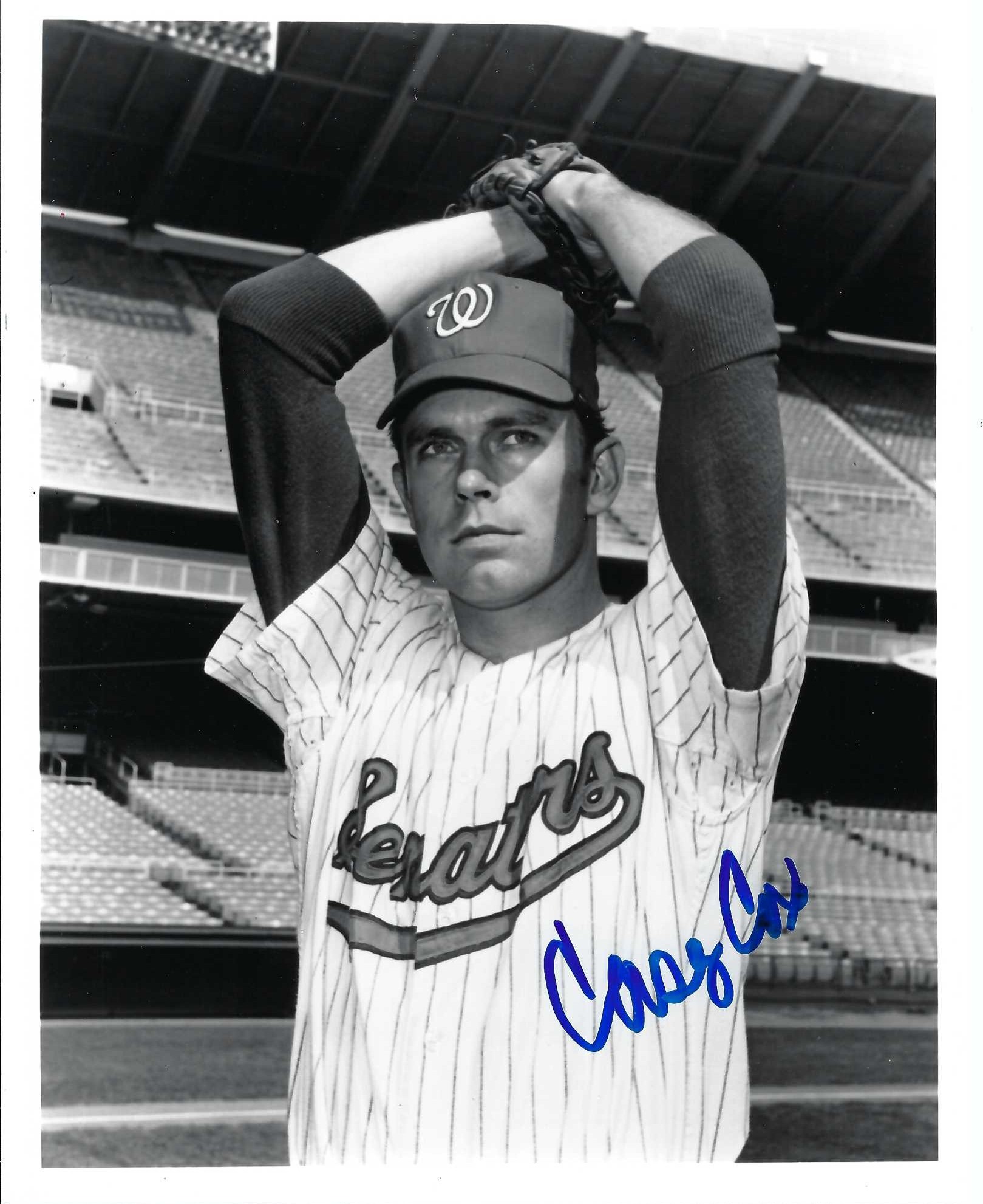 Autograph #302 – Casey Cox – Washington Senators –&nbsp;MLB