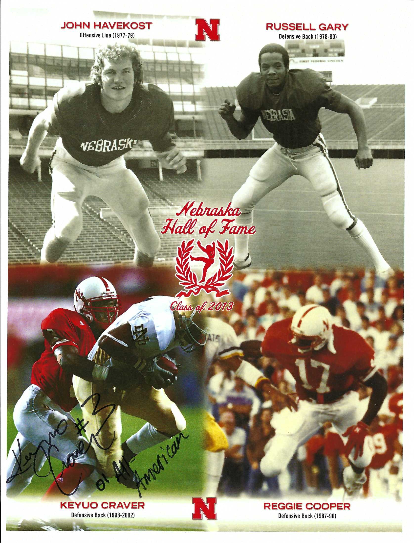 Autograph #292 – Keyuo Craver – University of Nebraska –&nbsp;NCAA