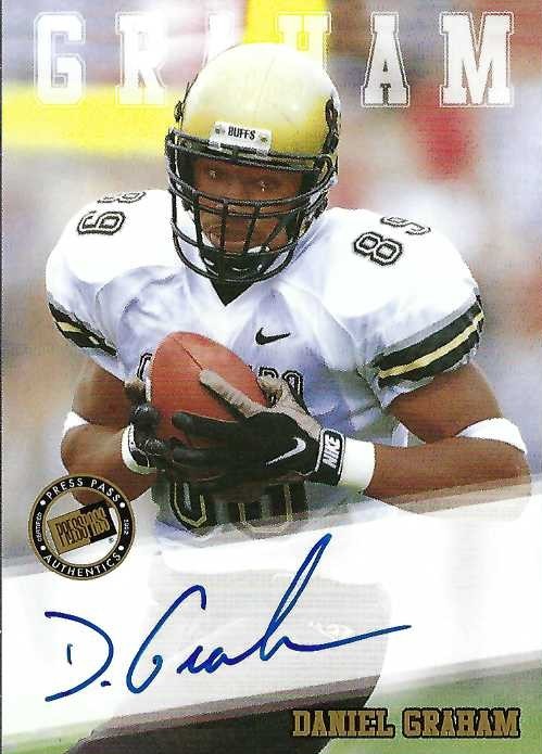 Autograph #295 – Daniel Graham – University of Colorado –&nbsp;NCAA