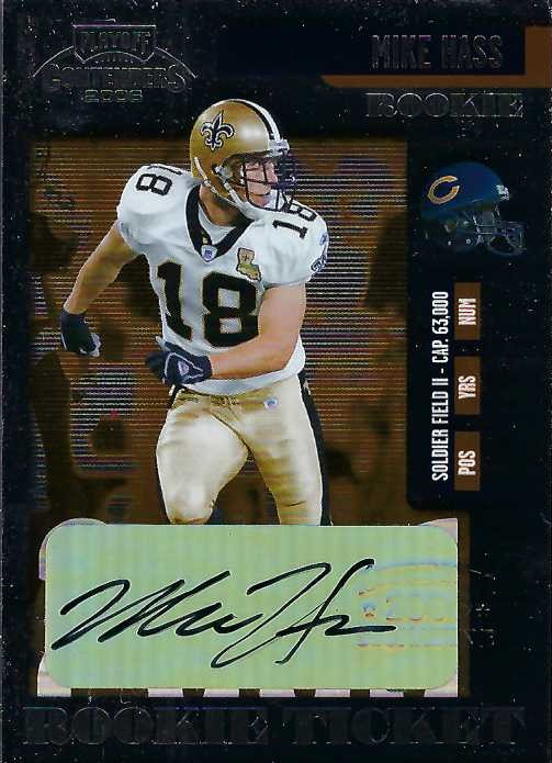 Autograph #289 – Mike Hass – New Orleans Saints –&nbsp;NFL
