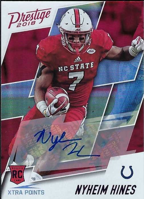 Autograph #259 – Nyheim Hines – North Carolina State University –&nbsp;NCAA
