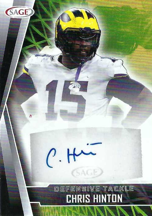 Autograph #264 – Chris Hinton Jr – University of Michigan –&nbsp;NCAA