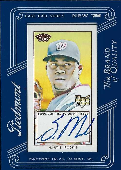 Autograph #258 – Shairon Martis – Washington Nationals –&nbsp;MLB