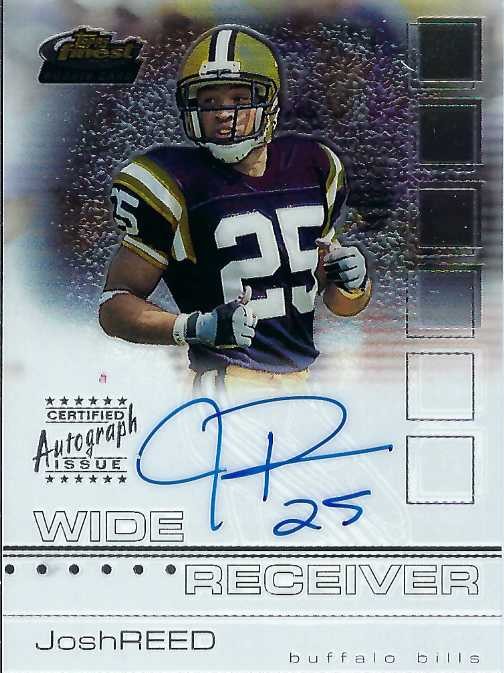 Autograph #297 – Josh Reed – Buffalo Bills –&nbsp;NFL