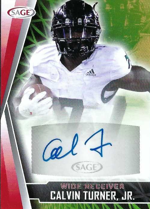 Autograph #265 – Calvin Turner Jr – University of Hawaii –&nbsp;NCAA