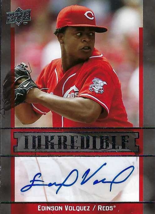 Autograph #290 – Edinson Volquez – Cincinnati Reds –&nbsp;MLB