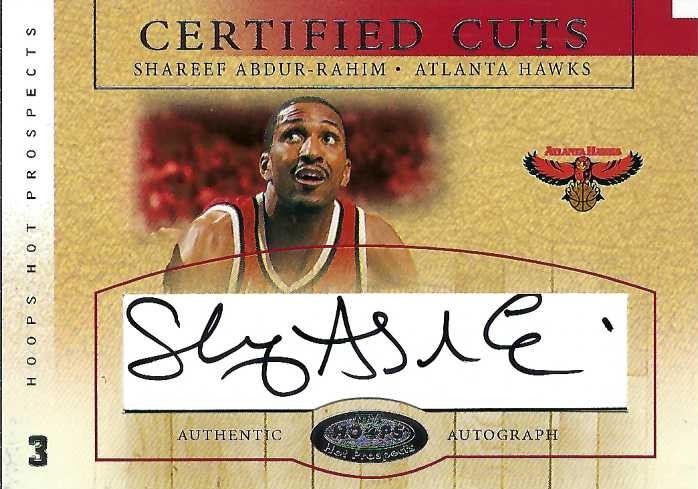 Autograph #334 – Shareef Abdur-Rahim – Atlanta Hawks –&nbsp;NBA
