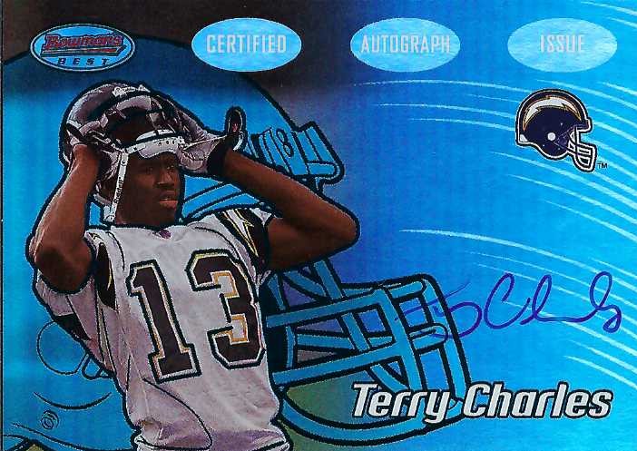Autograph #312 – Terry Charles – San Diego Chargers –&nbsp;NFL