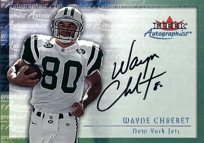 Autograph #317 – Wayne Chrebet – New York Jets –&nbsp;NFL