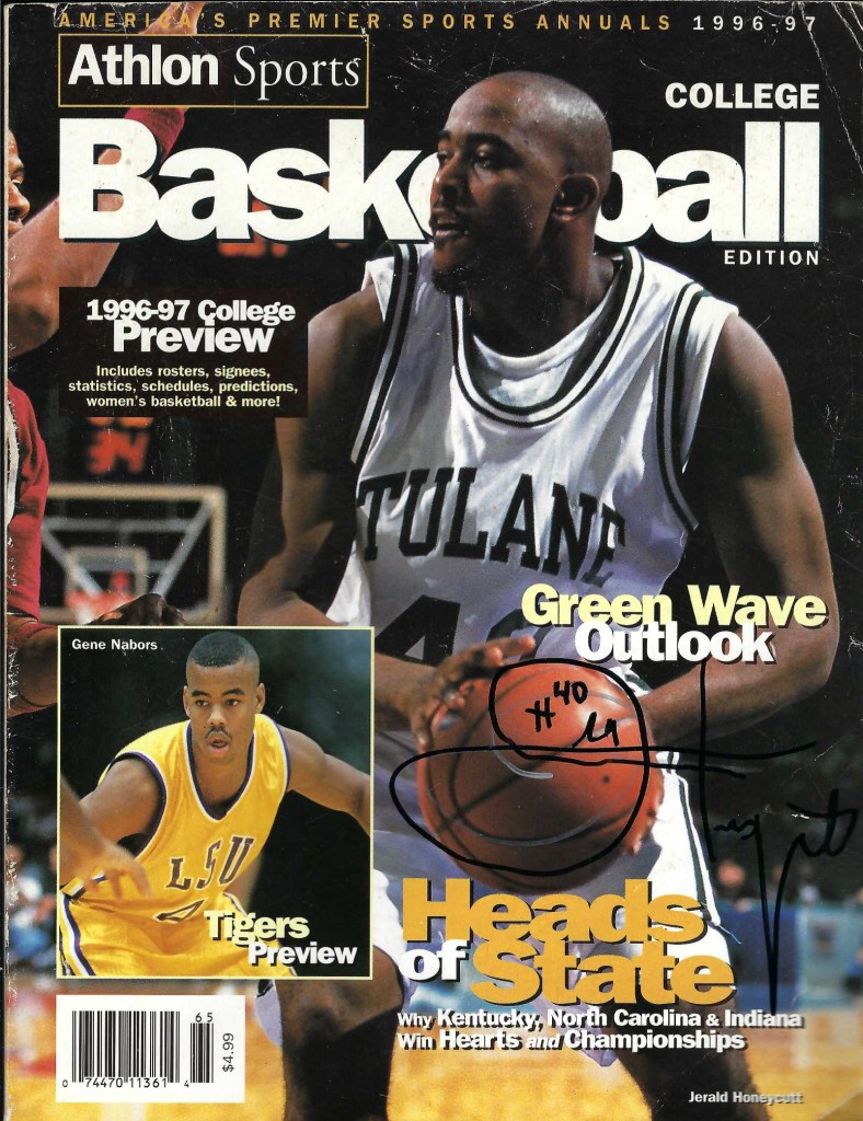Autograph #320 – Jerald Honeycutt – Tulane University –&nbsp;NCAA