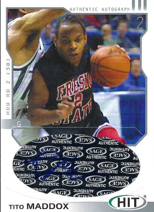 Autograph #305 – Tito Maddox – Fresno State Bulldogs –&nbsp;NCAA