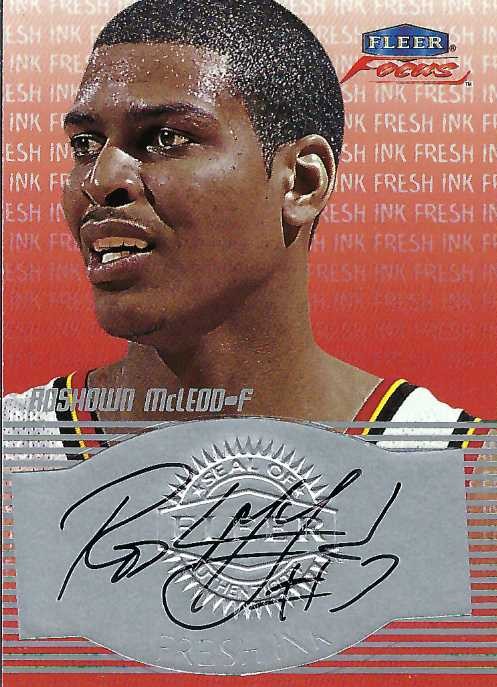 Autograph #315 – Roshown McLeod – Atlanta Hawks –&nbsp;NBA