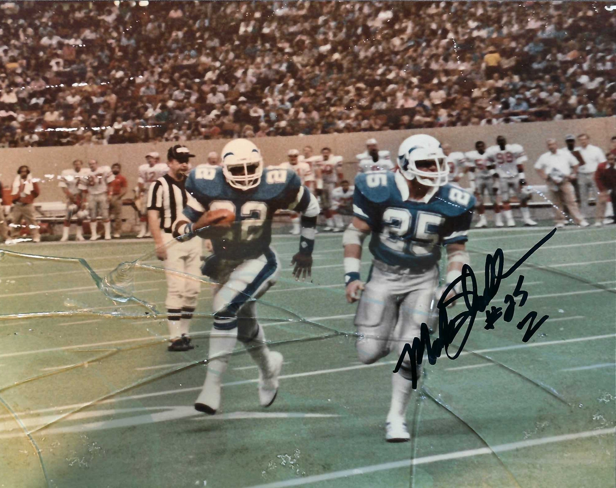 Autograph #367 & 368 – Mark Schellen – New Orleans Breakers –&nbsp;USFL