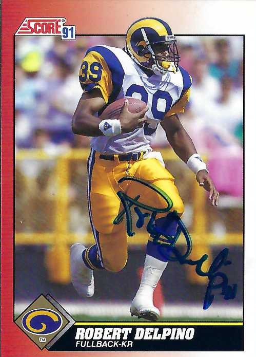Autograph #385 – Robert Delpino – Los Angeles Rams –&nbsp;NFL