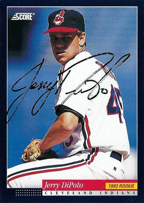 Autograph #375 – Jerry DiPoto – Cleveland Indians –&nbsp;MLB