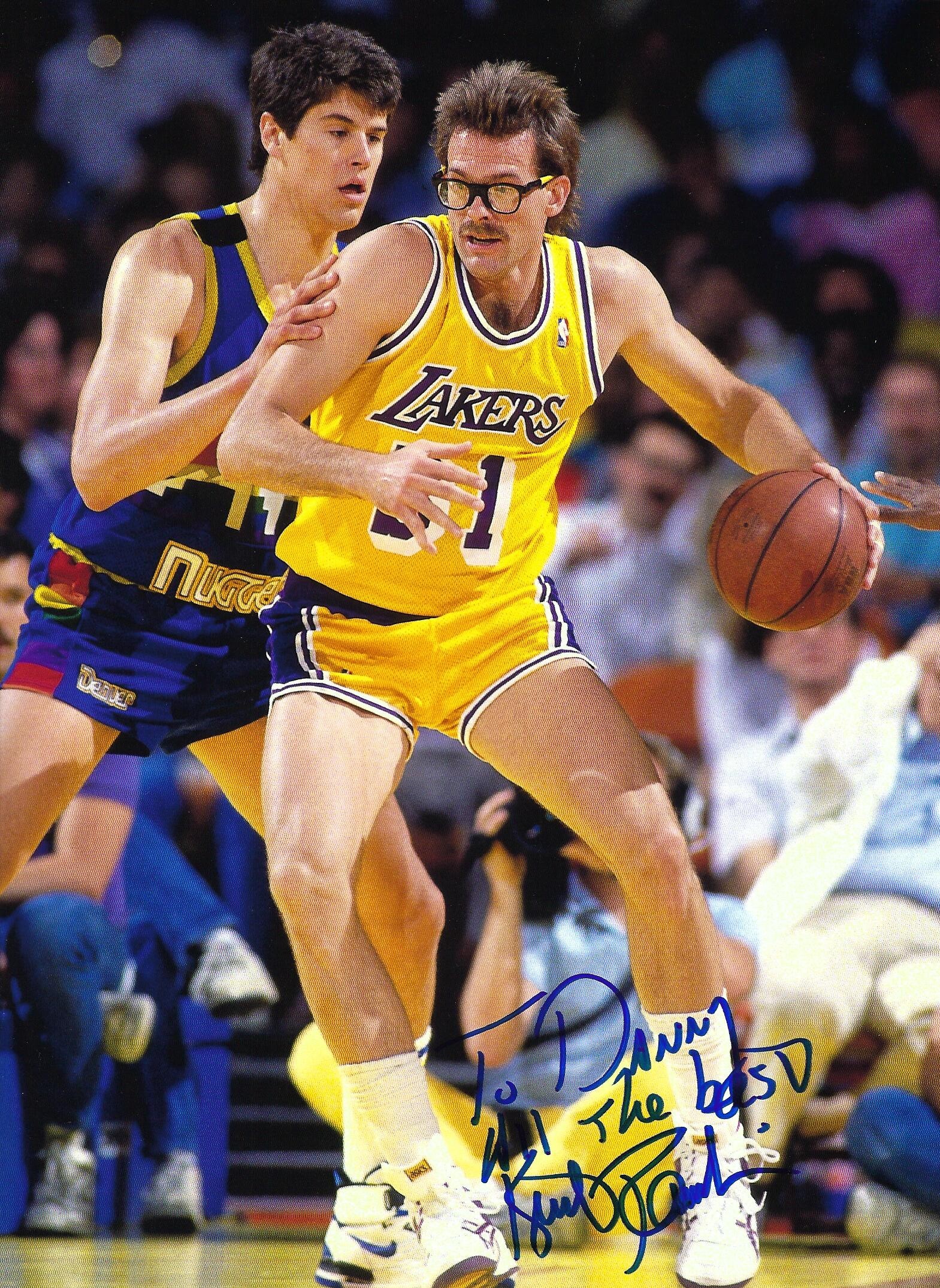 Autograph #399 – Kurt Rambis – Los Angeles Lakers –&nbsp;NBA